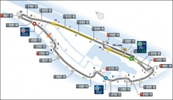 Гран При Канады: Изменения на трассе и зоны DRS