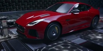 Jaguar сделал видимым звук 575-сильного купе F-Type