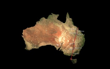 В Австралии открыта крупнейшая континентальная цепь вулканов