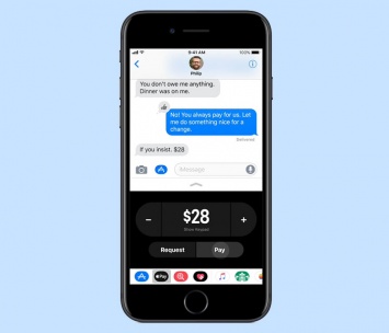 Apple будет брать комиссию за денежные переводы через iMessage в iOS 11