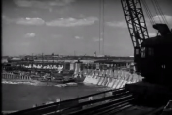 В сети появились отрывки кинохроники о строительстве Днепрогэса в 30-х годах - ВИДЕО
