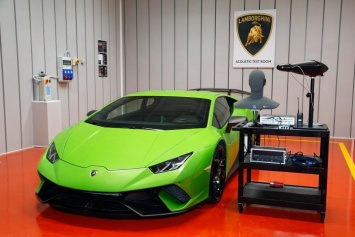 Lamborghini создала комнату для настройки звука автомобилей