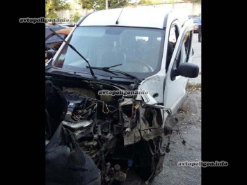 ДТП в Каменце-Подольском: Renault Kangoo врезался в столб - пассажир погиб. ФОТО