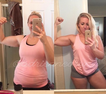 Фото "до и после" этой мамы доказали, что отметка на весах не значит ровным счетом ничего!