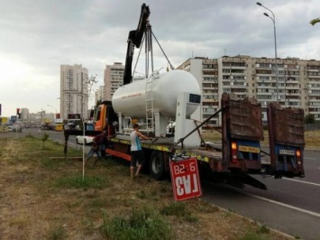 Утечка газа произошла на газовой заправке в Запорожье