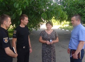 И. о. начальника Бердянского отдела полиции провел прием в селе Новотроицком