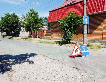 В центре Бердянска большие пробки