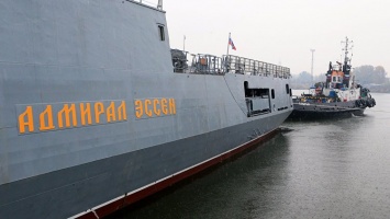 Новый фрегат ЧФ "Адмирал Эссен" прибыл в Севастополь