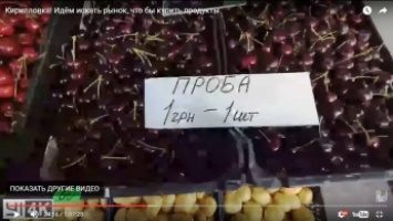 На рынках курорта черешню дают на пробу за деньги (фото)