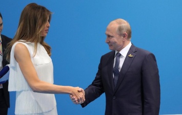 Сегодня в филармонии Путин познакомился с женой президента США Меланией
