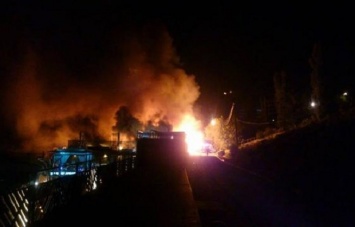 В Одессе сгорел ночной клуб возле пляжа