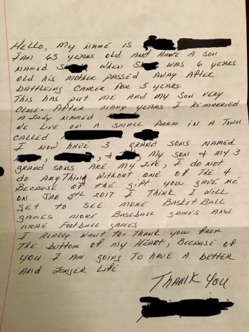 Этот мужчина пожертвовал свою почку незнакомцу. Спустя 3 месяца он получил письмо, которое лишило его дара речи