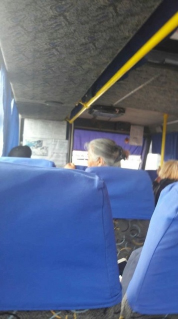 Автобусный маршрут Железный Порт-Херсон: оплата "мимо кассы" и загруженные салоны