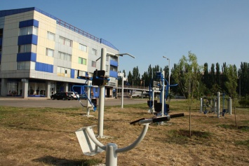 В сквере Металлургов создается самая большая спортивно-игровая площадка Кривого Рога (фото)