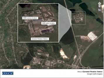 Патруль ОБСЕ обстреляли на Донецкой фильтровальной станции