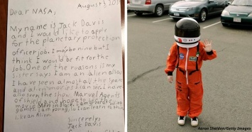 9-летний мальчик отправил заявку на работу в NASA. Вот что ему ответили!
