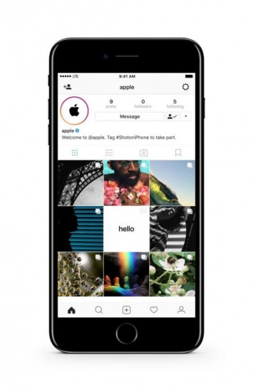 Apple зарегистрировала официальный аккаунт в Instagram для публикации отснятого на iPhone контента
