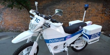 Концерн «Калашников» представил электромотоцикл для полиции