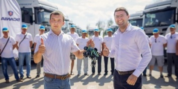 Украинские аграрии получили партию грузовиков Scania