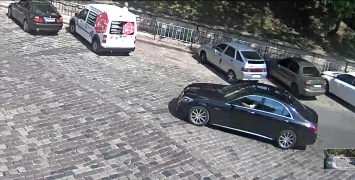 Появилось видео Дыминского за рулем Мерседеса перед смертельным ДТП под Львовом