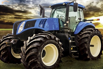 New Holland выбрала для своих новых тракторов Т8 шины линейки Goodyear LSW Super Single