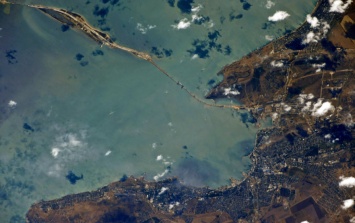 Космонавт МКС показал фото Керченского моста из космоса