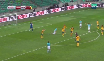 Словения - Литва 4:0 Видео голов и обзор матча