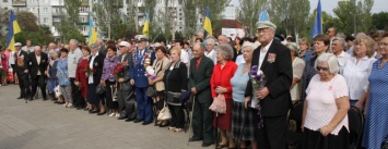 В Бахмуте состоялся общегородской митинг, посвященный 74-й годовщине освобождения города и Донбасса от фашистских захватчиков