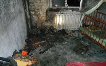 Свеча в детской комнате стала причиной пожара в Новой Каховке