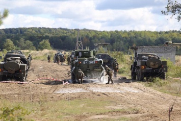 Учения "Репид Трайдент-2017" на Львовщине посетили иностранные военные атташе