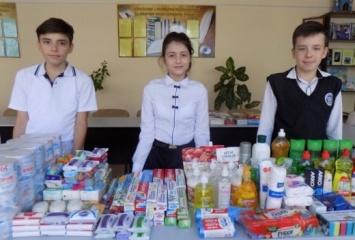 Одесские школьники стали участниками благотворительной акции. Фото