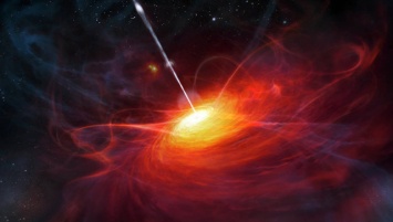 Астрономы нашли пару сверхтяжелых черных дыр, почти касающихся друг друга