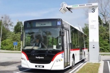 Новый электробус преодолевает 30 км после 10-минутной зарядки