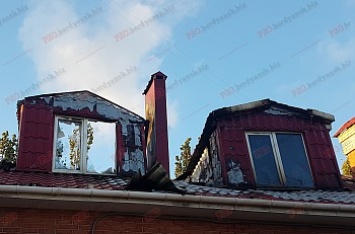 В Бердянске ликвидируют последствия ночного пожара