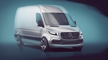 Первое фото Mercedes-Benz Sprinter 2018