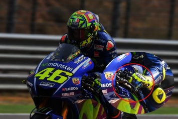 MotoGP: Валентино Росси использовал в Арагоне дублер заднего тормоза