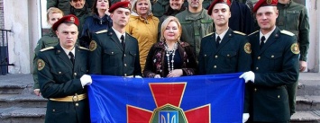 Оксана Билозир выступила перед гвардейцами Славянска
