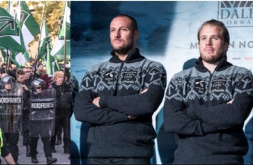Норвежских лыжников одели в олимпийскую форму с нацистской свастикой