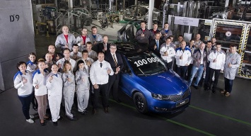 В Калуге выпустили 100 000 Skoda Rapid