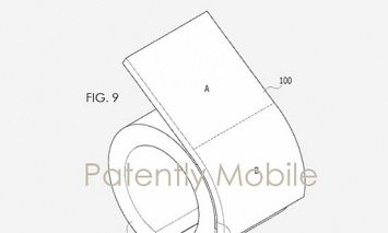 Samsung получила патент на смарт-браслет с гибким дисплеем
