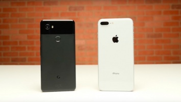Google Pixel 2 XL сразился в дроп-тесте с iPhone 8 Plus