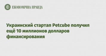 Украинский стартап Petcube получил еще 10 миллионов долларов финансирования