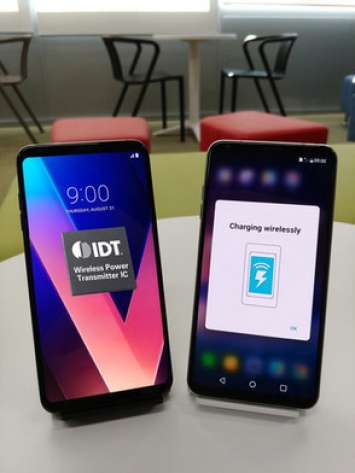 LG и IDT создают первый в мире смартфон с поддержкой СТАНДАРТА Qi EXTENDED POWER
