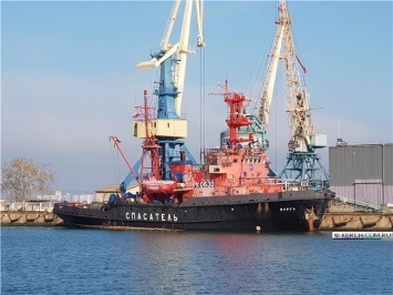 В порт Керчь прибыл спасательный морской буксир ледового класса «Пурга»
