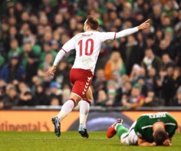 Эриксен забил три гола Ирландии и вывел Данию на ЧМ-2018: смотреть голы