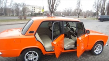 Тюнинг 80 уровня: житель Запорожья превратил «Копейку» в роскошный седан