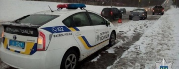 ДТП на Деревянко: Daewoo не справился с управлением на скользкой дороге
