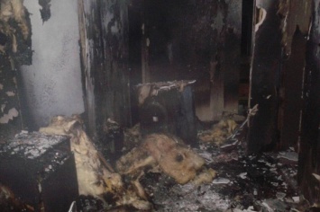 Под Харьковом спасатели через окно вытащили из горящего дома двух детей