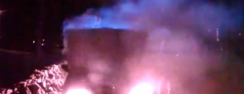 В Сумах во время движения загорелся автомобиль