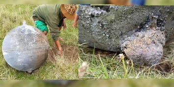 Перуанские крестьяне нашли загадочные металлические сферы после яркого болида в небе